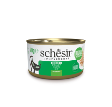Schesir Complements Cat Wet Food In Jelly Can Chicken 70g